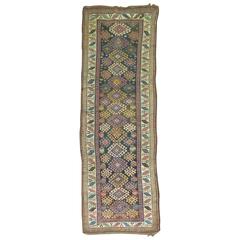 Antique Kazak Runner 6
