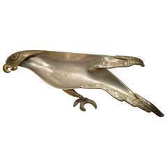 Mid-Century Mexican Modernist Custom Made Parrot Bowl Plater Married Metals 10
