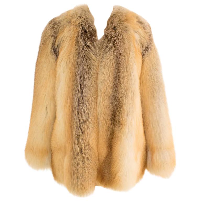 Alexander McQueen for Givenchy Haute Couture, 1997 Fox Fur Coat For