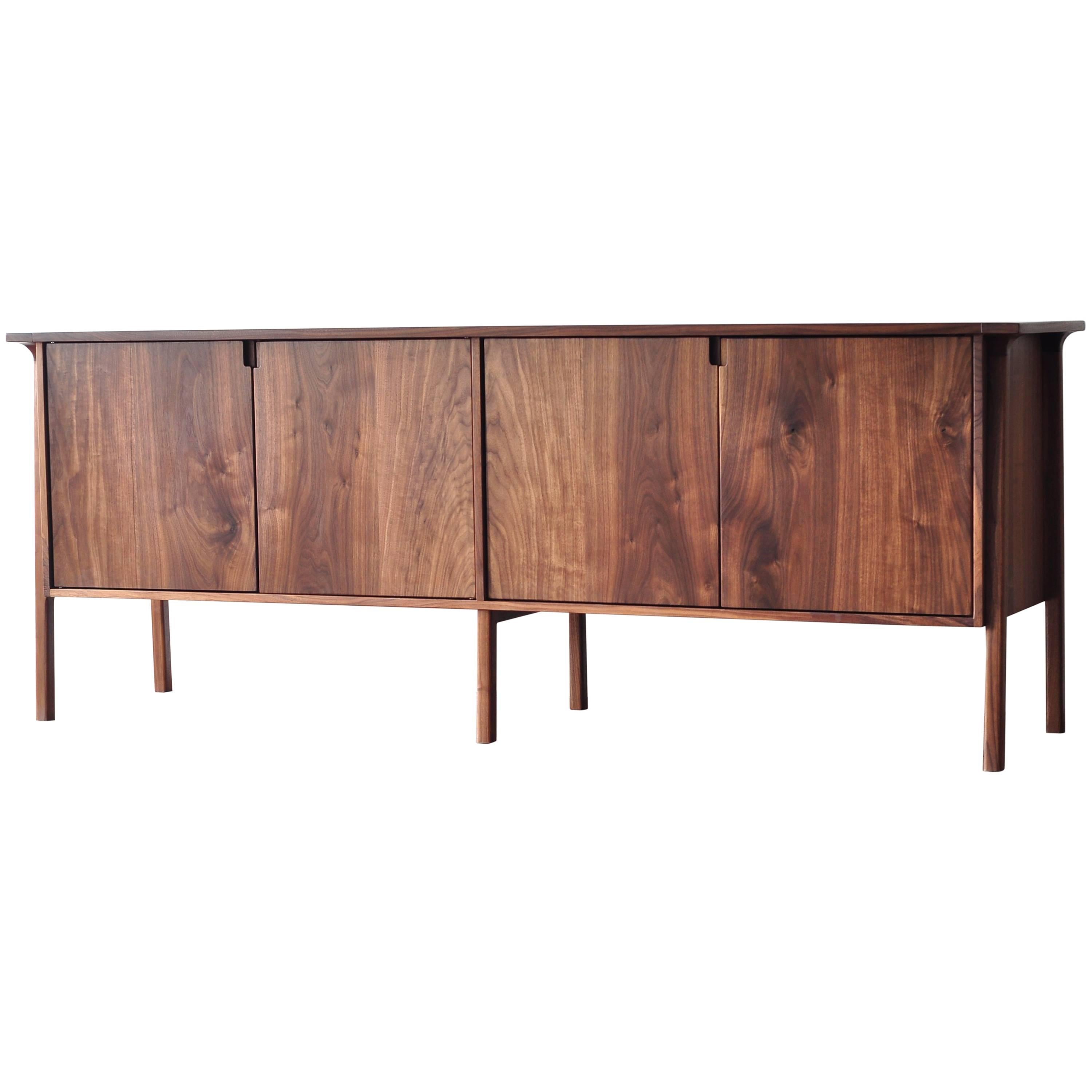 ST01 Storage Cabinet in Solid Walnut by Jason Lewis Furniture For Sale