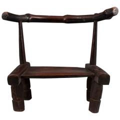 Mid-20th Century Small Tribal Dan Chair, West Africa
