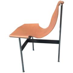 William Katavolos Leather Sling T Chair