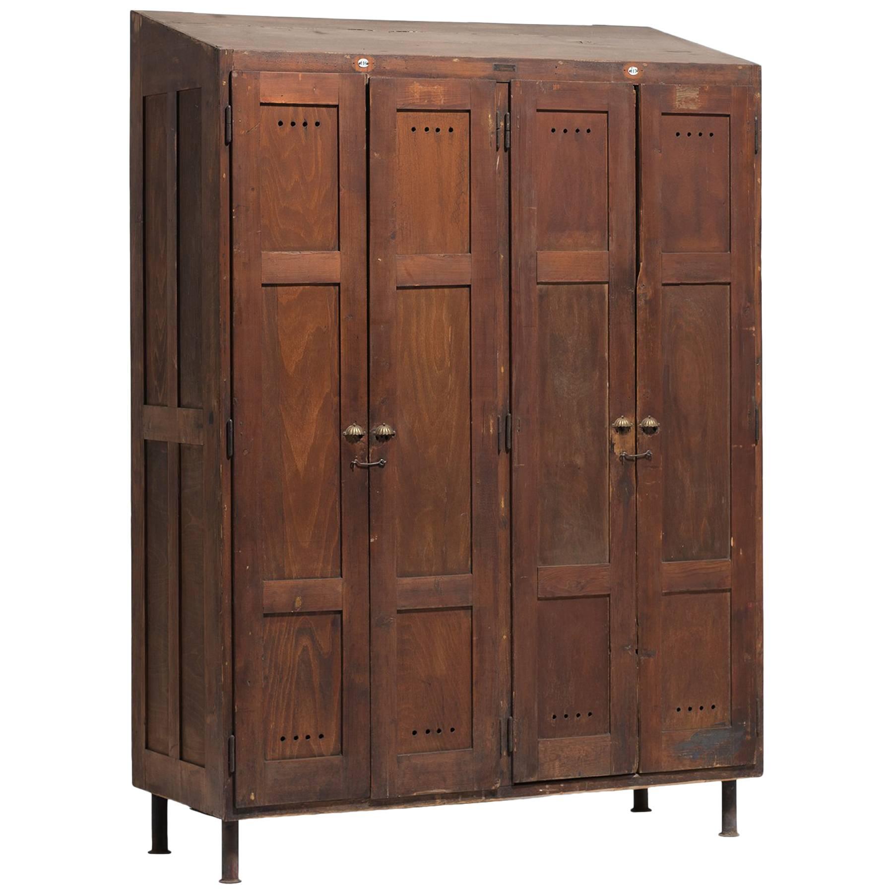 Edwardian Locker Unit, circa 1910