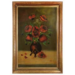 Red Poppies Oil Painting 1