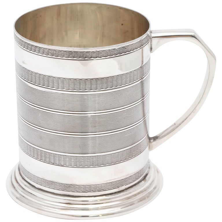 Sterling Silver Baby Mug in the Edwardian Style For Sale at 1stdibs