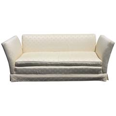 Baker Furniture Knole Open-Arm Settee or Loveseat Sofa 4