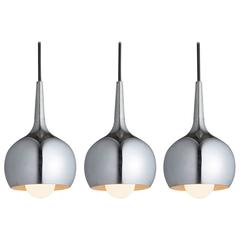 Chrome Modern Pendants, circa 1970 11