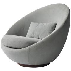 Milo Baughman Swivel Lounge Chair 1