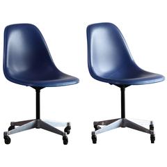 Padded Eames Side Shell for Herman Miller 3