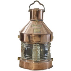 Solid Copper and Brass Masthead Lantern