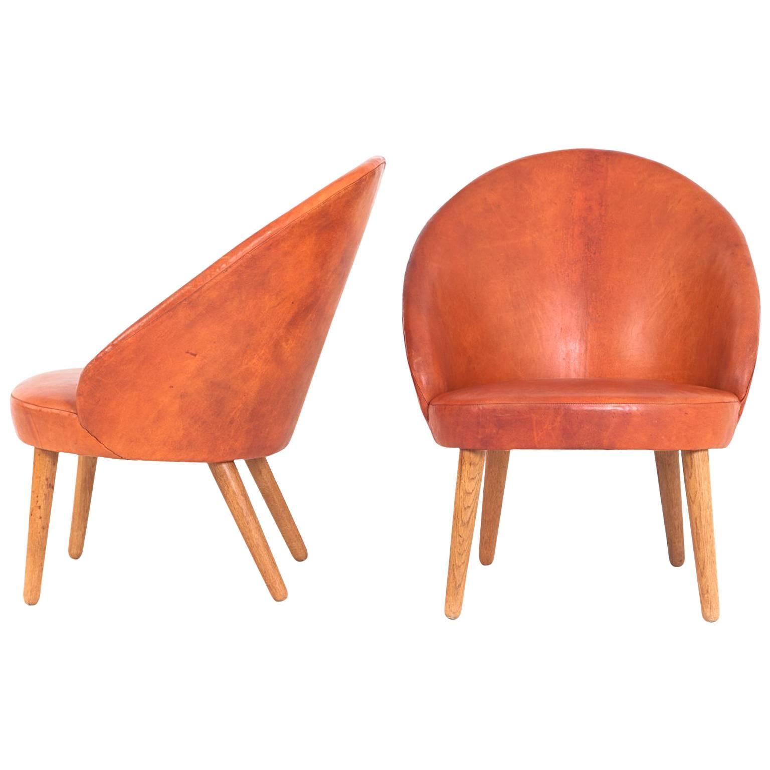 Ejvind A. Johansson Pair of Easy Chairs For Sale