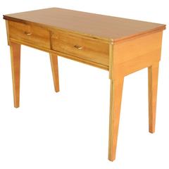 Mid-Century Italian Cherry Desk or Vanity In the Style of Ico Parisi 1950's 10