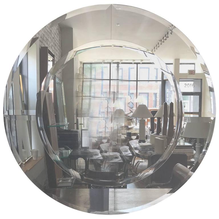 Karl Springer Round Large Saturn Mirror For At 1stdibs Karl Springer Round Large Saturn Mirror For
