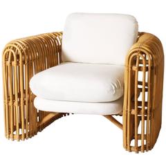 Bamboo and Rattan Chair in the Style of Janine Abraham and Dirk Jan, circa 1950