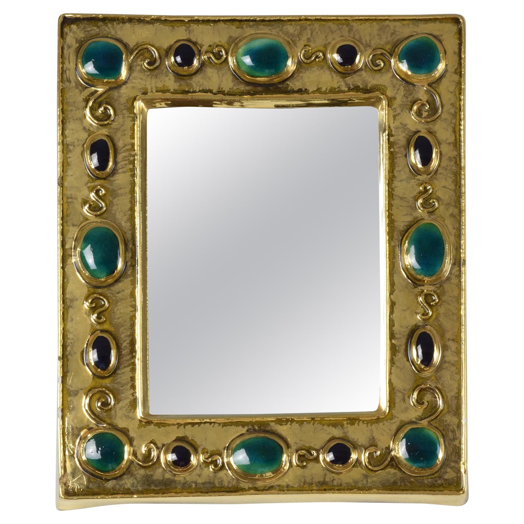 Group of 19 Ceramic Frame Mirrors by Juliette Derel at 1stDibs