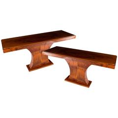 Pair of Art Deco Console Tables 8