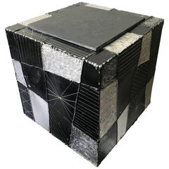 Paul Evans Argente Cube Table Model PE37