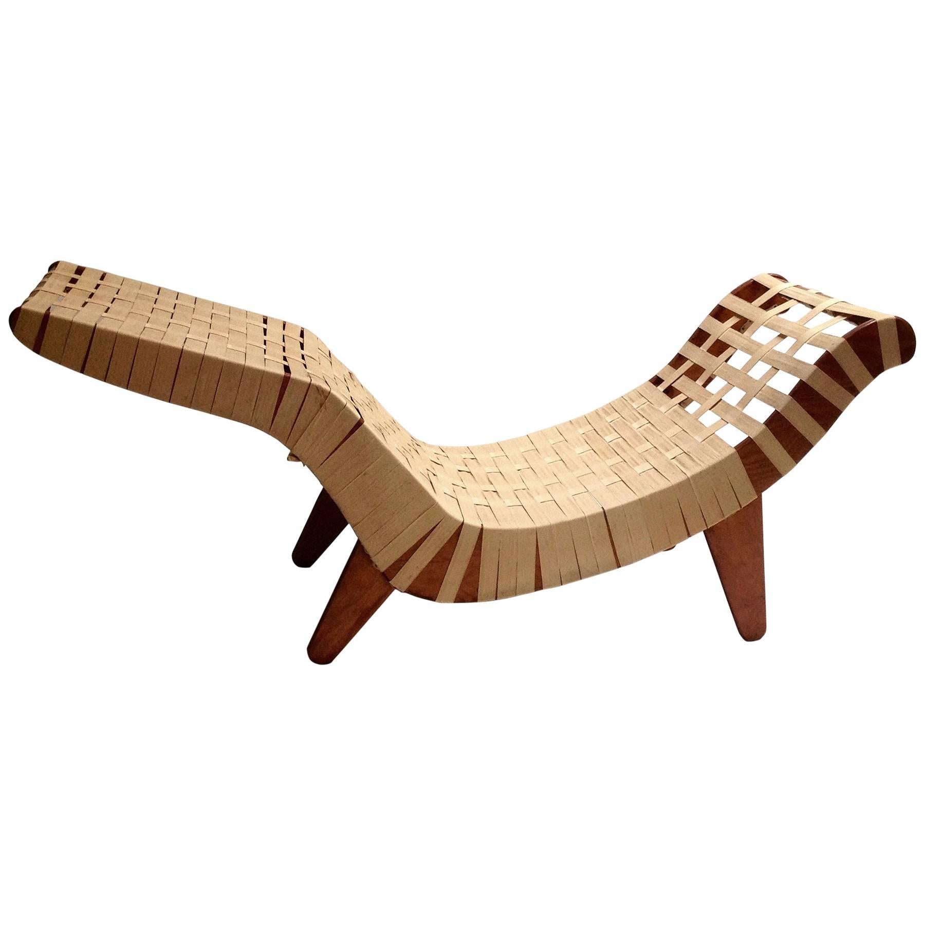 Klaus Grabe Chaise Lounge For Sale