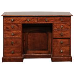 19th Century English Mahogany Knee-Hole Desk 5