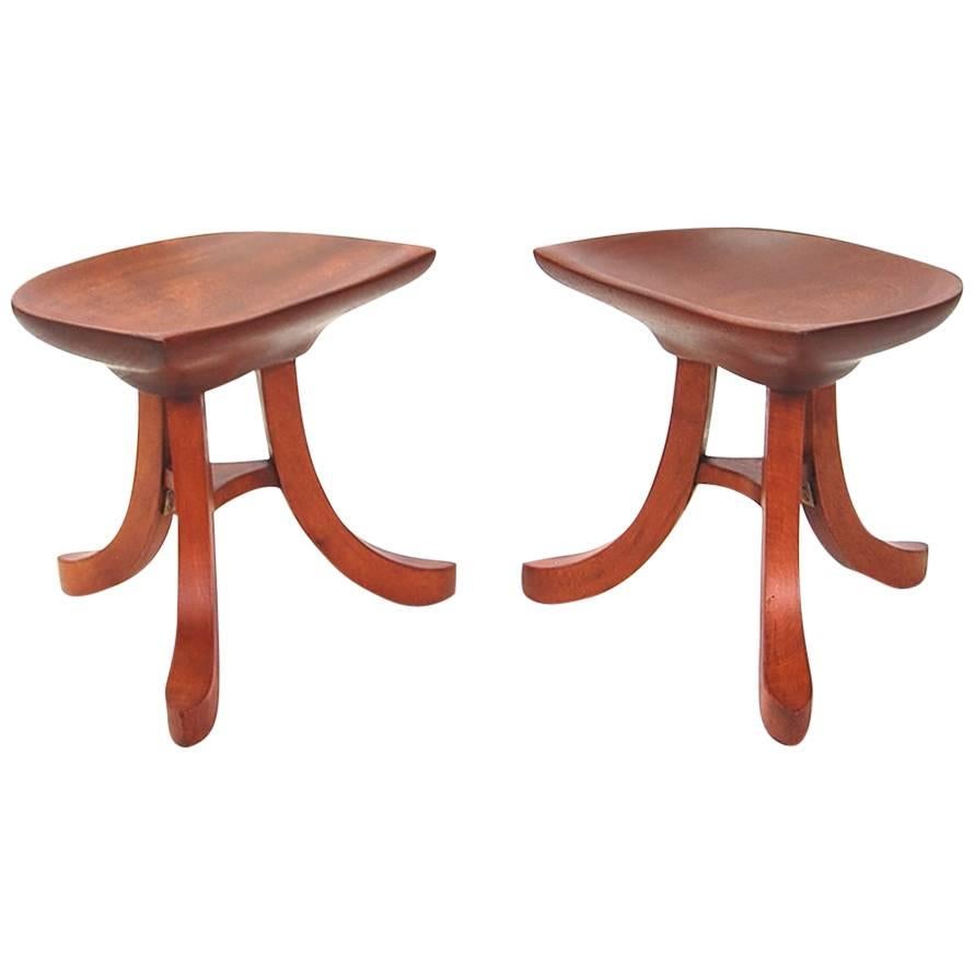 Pair of Stools after Austrian Architect Adolf Loos