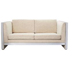 Mid-Century Modern Sofa in the Style of Milo Baughman