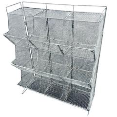 Retro Industrial Style Wire Mesh Storage Bin