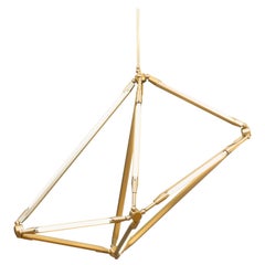 Bec Brittain Shy 18, Brass Led Chandelier