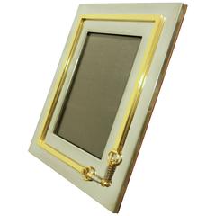 1970s Signed Gucci Horsebit Picture Frame 5