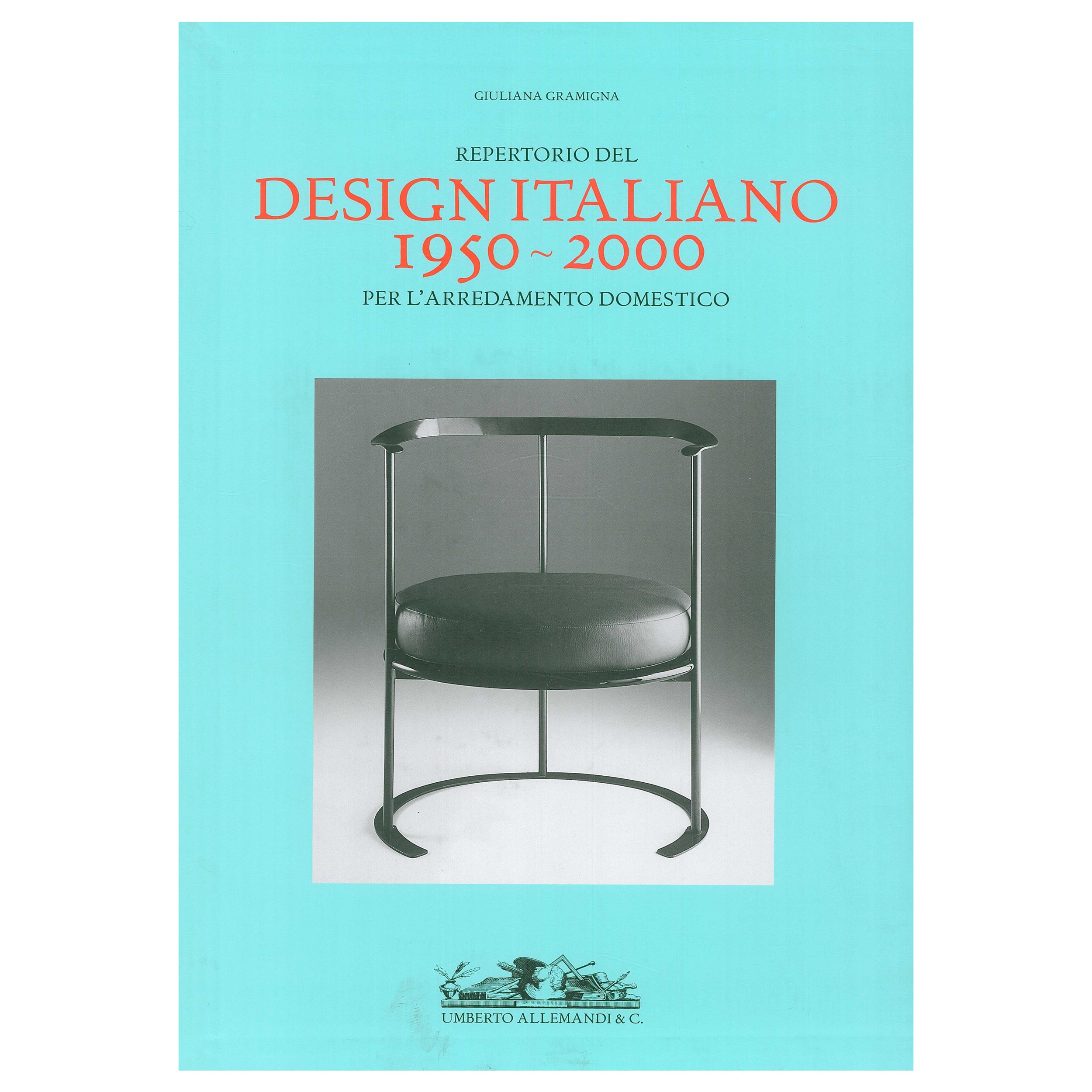 Repertorio del Design Italiano 1950-2000 de Guiliana Gramigna (livre) en vente