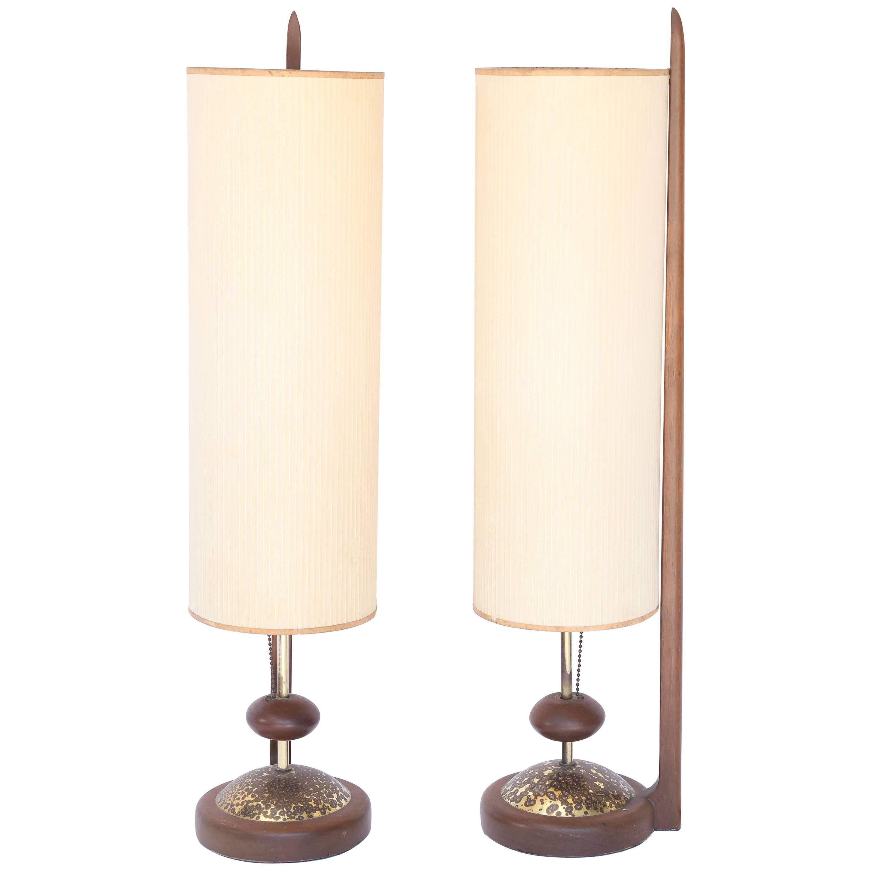 Pair of Mid-Century Danish Table Lamps