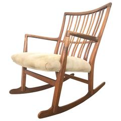 Rare Hans Wegner Rocker for Mikael Laursen, 1942-1944 3