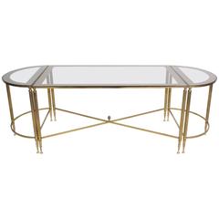 Jansen Style Three-Piece Bronze Coffee Table 11