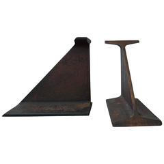 Pair of 1960s Brutalist Bookends