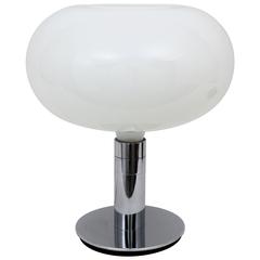Franco Albini & Franca Helg for Sirrah Chromed and Glass AM/AS Table Lamp