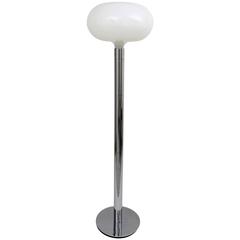 Franco Albini & Franca Helg for Sirrah Chromed and Glass AM/AS Floor Lamp