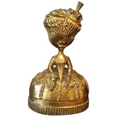Late 18th Century Gilt Bronze Table Bell
