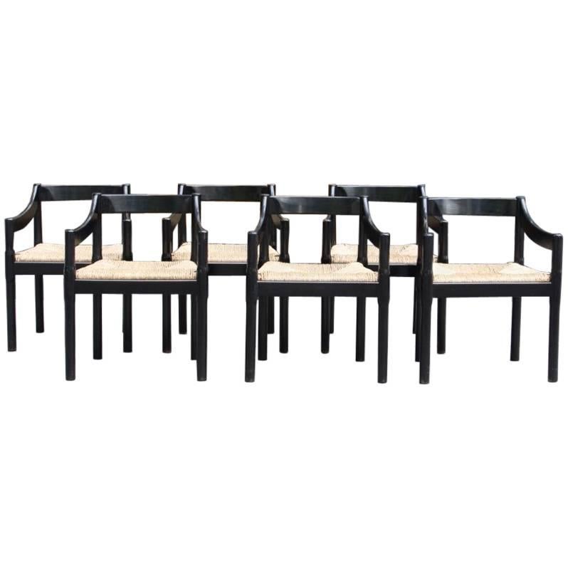 Set of Six Carimate Chairs