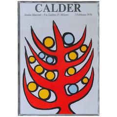 Vintage Alexander Calder Exhibition Poster