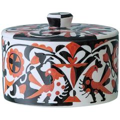 Vintage 1930s Ceramic Bonbonnière
