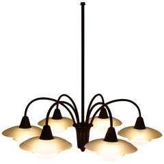 Poul Henningsen Bombardment Six-Arm Chandelier 3