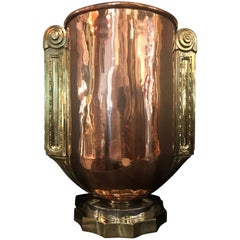 French Art Deco Magnum Ice Cooler or Vase