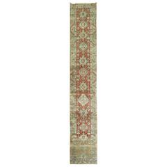 Vintage Persian Heriz Runner 8