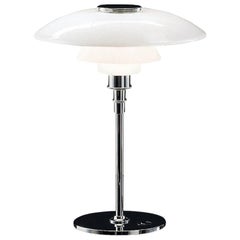 Grande lampada da tavolo in vetro di Poul Henningsen "PH 4½-3½" per Louis Poulsen