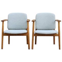 Børge Mogensen Pair of Lænestol Armchairs 11