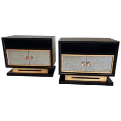 1940s Art Deco Bedside Tables 1
