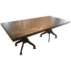 Super Cool Industrial Dining Table or Conference Table