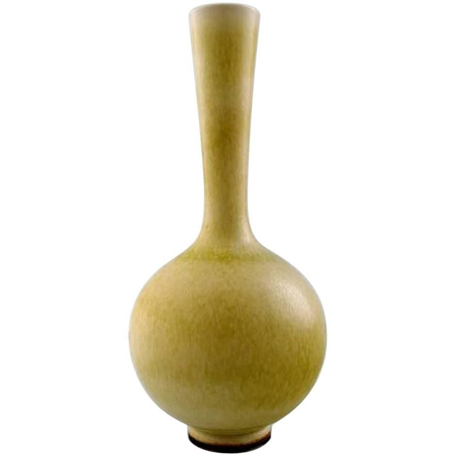Berndt Friberg Studio Ceramic Vase, Modern Swedish Design