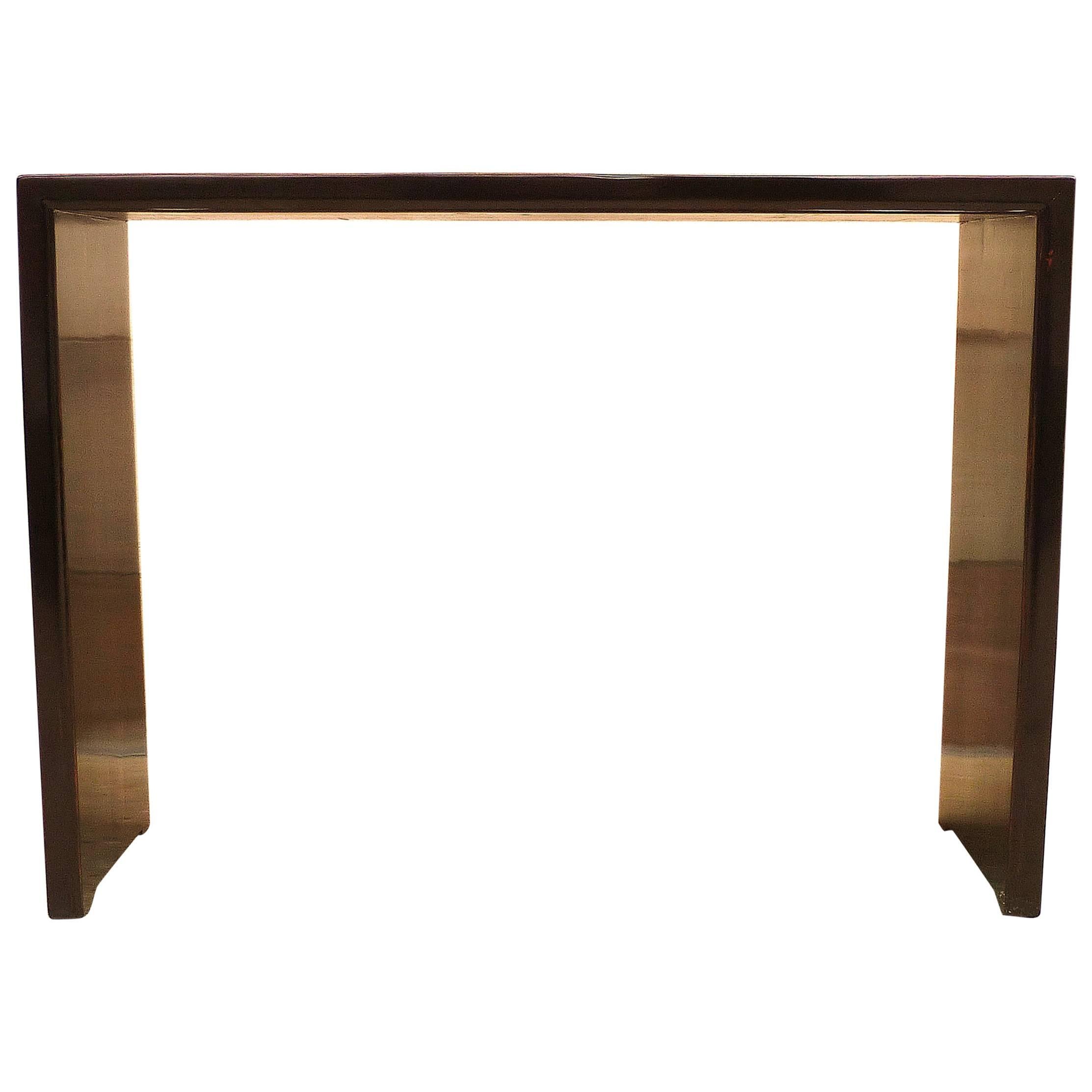 Fine Black Lacquer Console Table