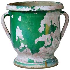 Glazed Terracotta Planter from Anduze, France, circa 1850s 9