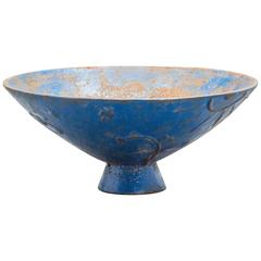 "Mikrokosmos" Urn in Rare Original Ultramarine by Olof Hult for Nafveqvarns Bruk 8